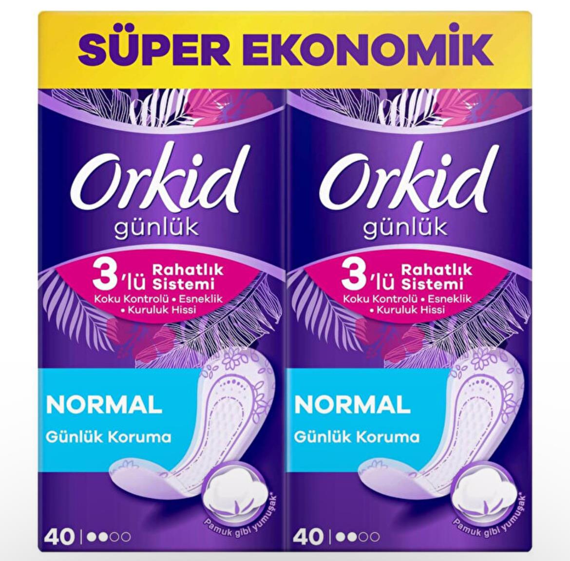 PANTENEORKİD GÜNLÜK KORUMA GÜNLÜK PEDLER NORMAL X 80 PED