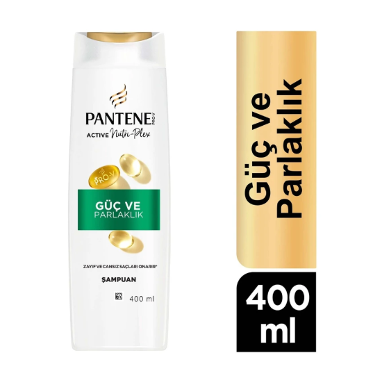 PANTENEPANTENE GÜÇ VE PARLAKLIK ŞAMPUANI 400 ML