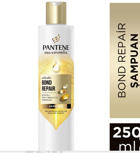 PANTENEPANTENE PRO-V MİRACLES MOLECULAR BOND REPAİR ŞAMPUAN YIPRANMIŞ SAÇLAR İÇİN 250 ML