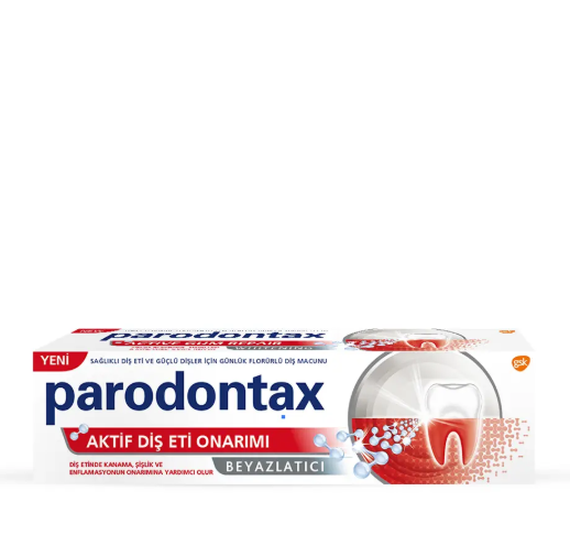 PARODONTAXPARODONTAX AKTİF DİŞ ETİ ONARIMI BEYAZLATICI DİŞ MACUNU 75 ML