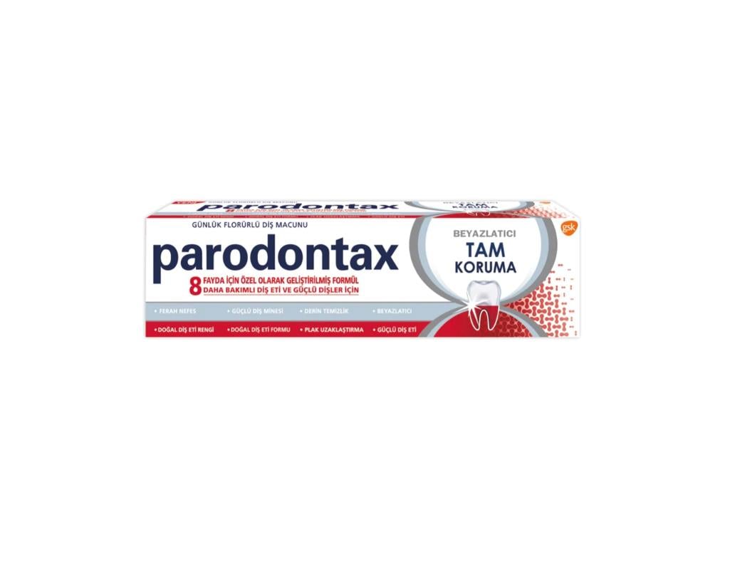 PARODONTAXPARODONTAX BEYAZLATICI TAM KORUMA DİŞ MACUNU 75 ML