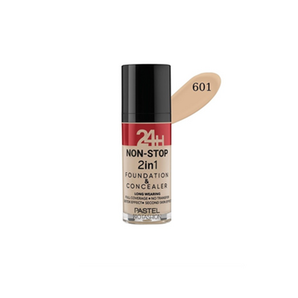 PASTEL 24H 2İN 1 FONDÖTEN VE KAPATICI  601