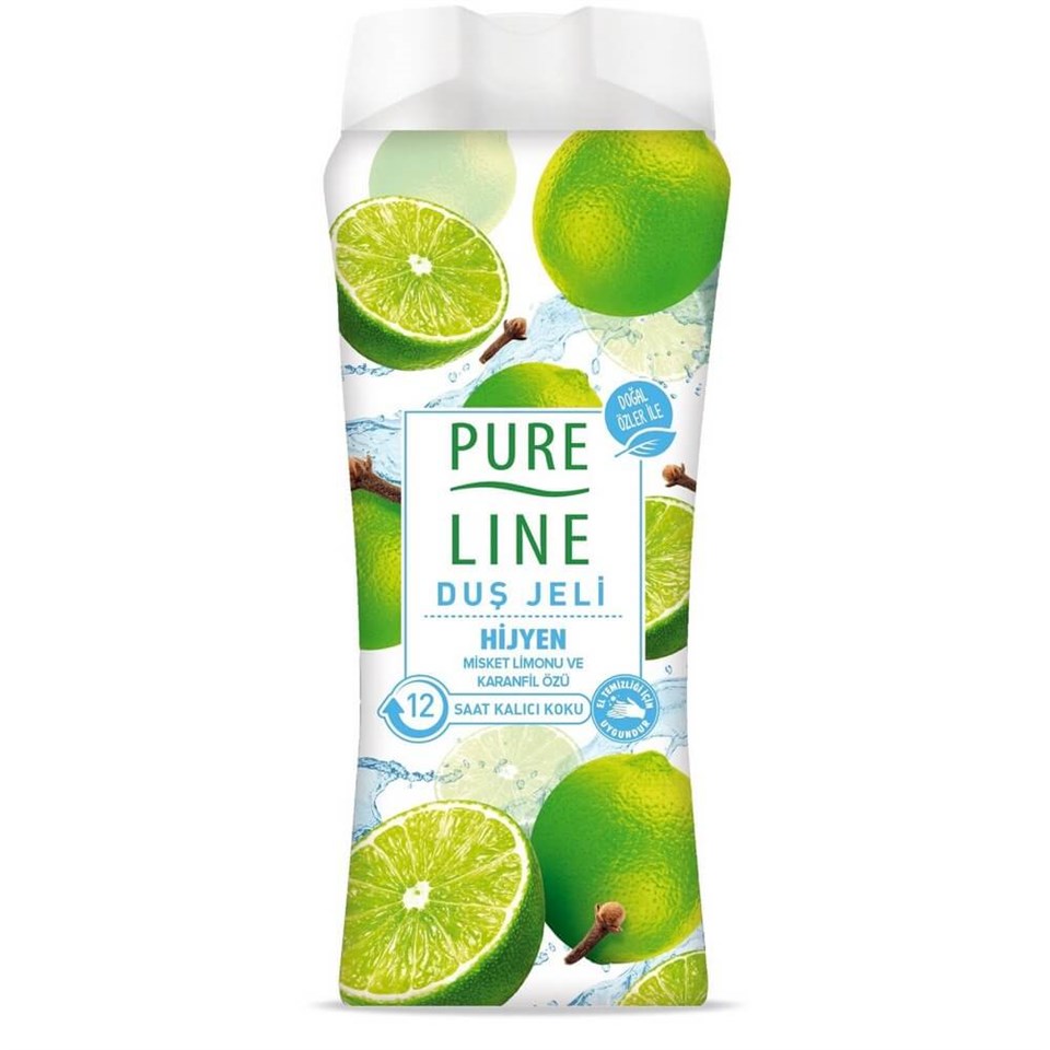 PURE LİNE DUŞ JELİ MİSKET LİMON & PAÇULİ ÖZLÜ 400 ML