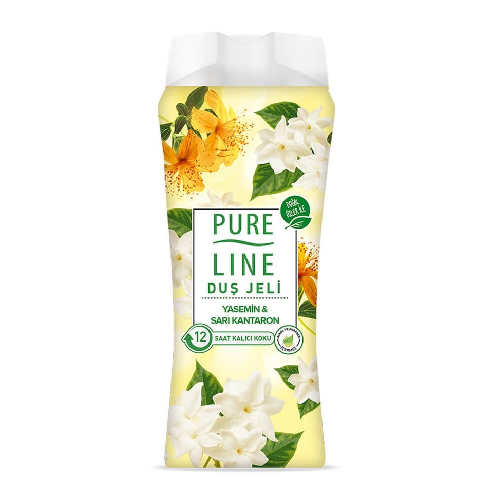 PURE LİNE YASEMİN VE SARI KANTARON DUŞ JELİ 400 ML