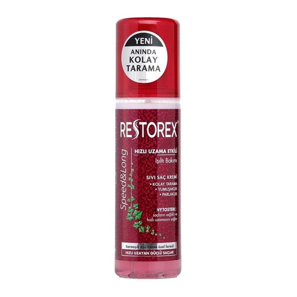 RESTOREX SAĞLIKLI UZAMA ETKİLİ IŞILTILI BAKIM SIVI SAÇ KREMİ 200 ML