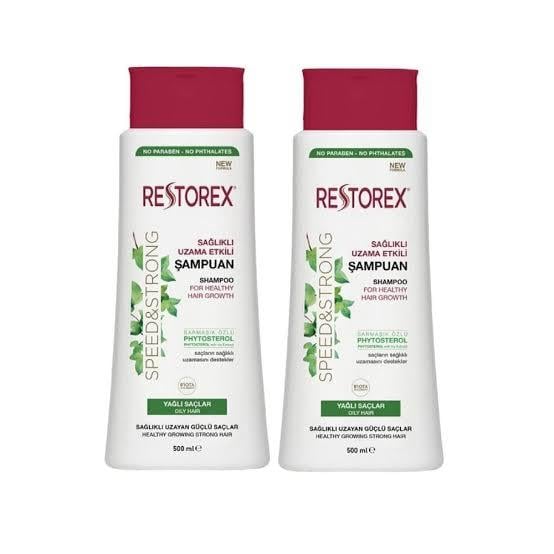 RESTOREXRESTOREX  AVANTAJ PAKETİ 2Lİ YAĞLI SAÇLAR ŞAMPUAN
