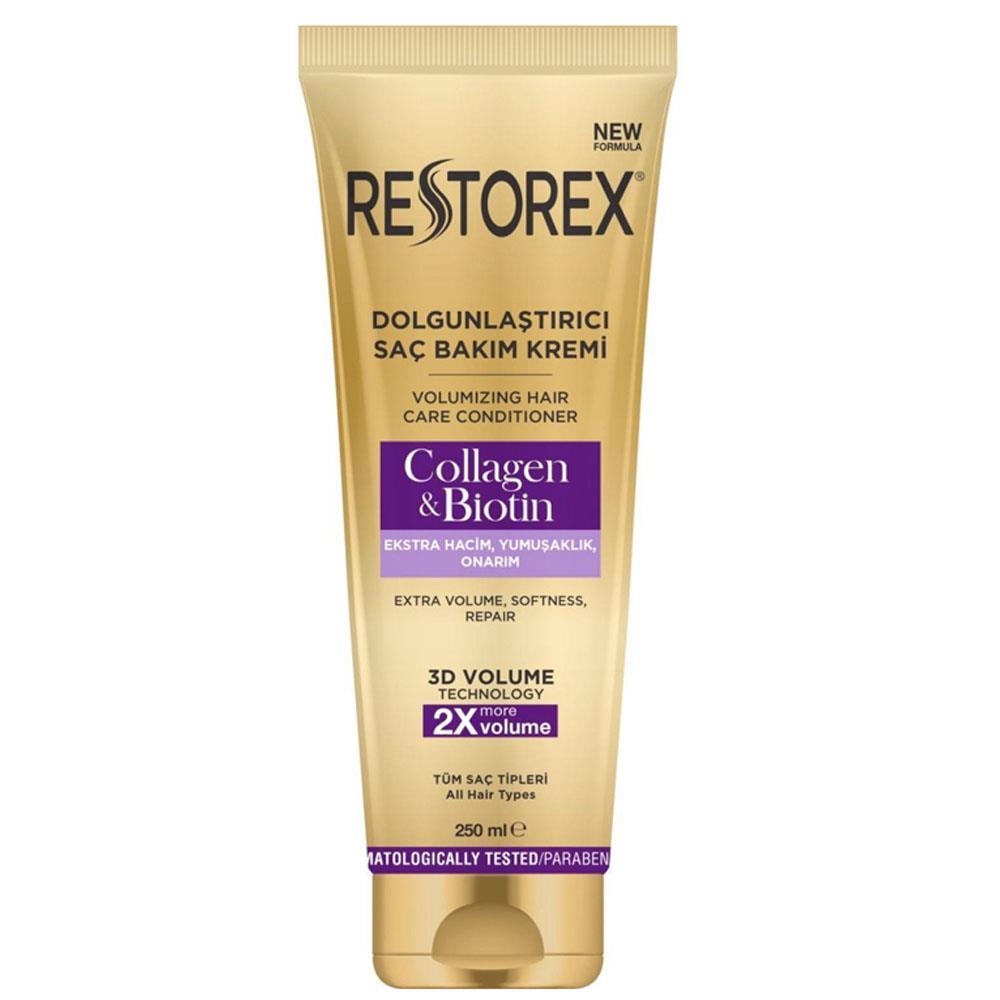 RESTOREXRESTOREX DOLGUNLAŞTIRICI SAÇ BAKIM KREM COLLOGEN+BİOTİN TÜP 250 ML