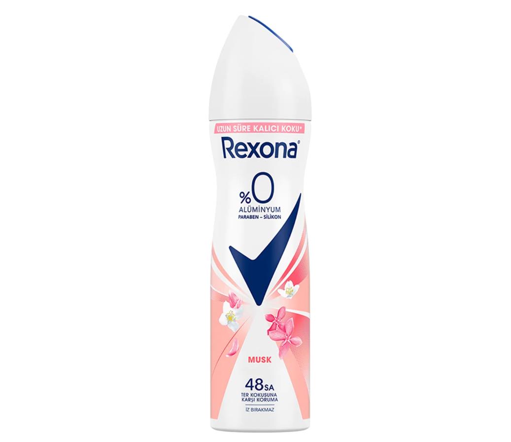 REXONAREXONA KADIN SPREY DEODORANT MUSK %0 ALÜMİNYUM 150 ML