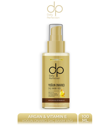 Saç Bakım ÜrünleriDPDP DAİLY PERFECTİON ARGAN YAĞLI VE E VİTAMİNLİ YOĞUN ONARICI SAÇ BAKIM YAĞI 100 ML