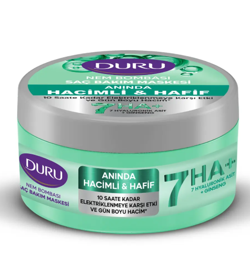 Saç Bakım ÜrünleriDURUDURU NEM BOMBASI HACİMLİ & HAFİF SAÇ BAKIM MASKESİ 200 ML