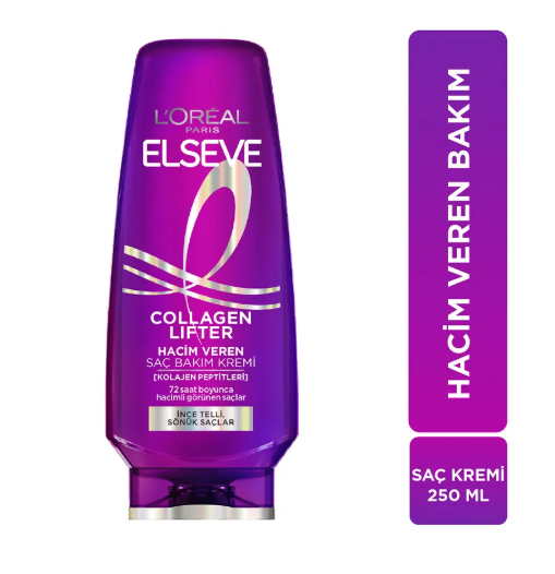 Saç Bakım ÜrünleriLOREAL ELSEVELOREAL PARİS ELSEVE COLLAGEN LİFTER (KOLAJEN PEPTİTLERİ) İÇEREN HACİM VEREN SAÇ BAKIM KREMİ 250 ML