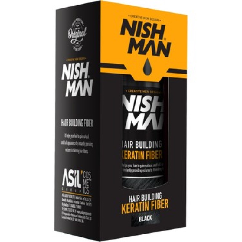 Saç ŞekillendiriciMarkasızlarNİSHMAN SAÇ DOLGUNLAŞTIRICI KERATİN FİBER SİYAH 21 GR