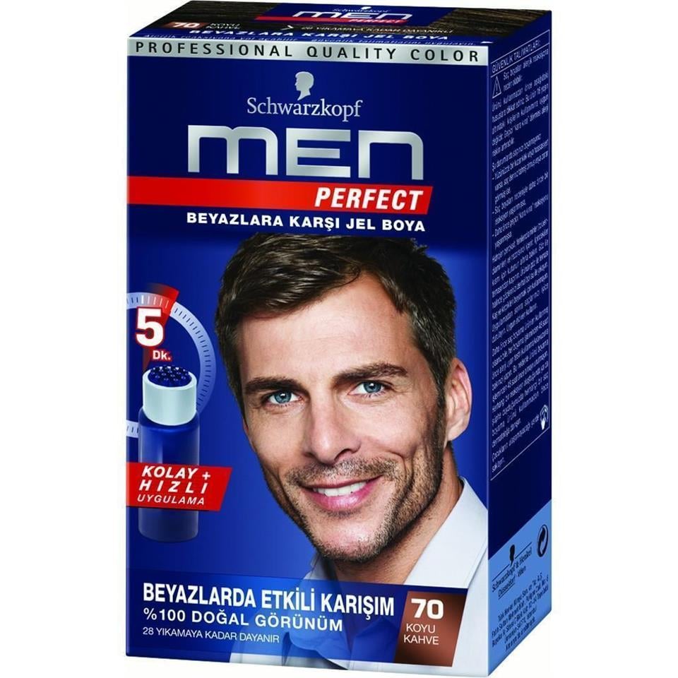 SCHWARZKOPF PERFECT MEN 70 KOYU KKAHVE SAÇ BOYASI