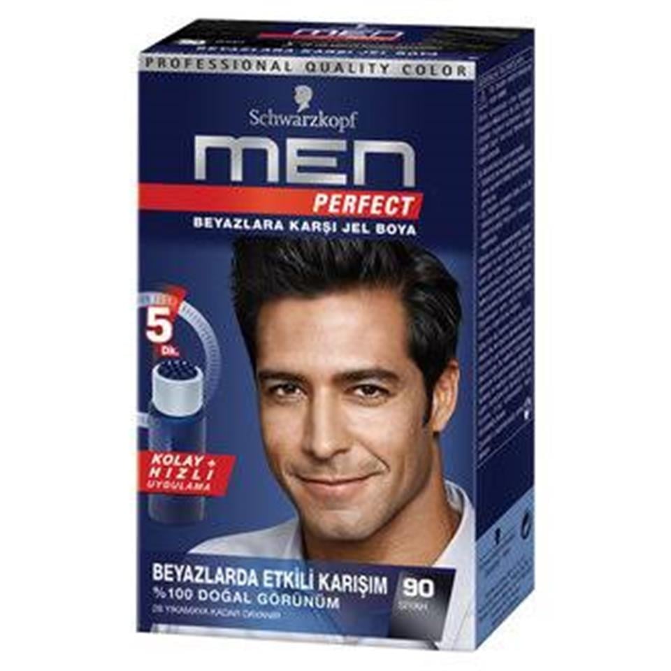 SCHWARZKOPF PERFECT MEN 90 SİYAH SAÇ BOYASI