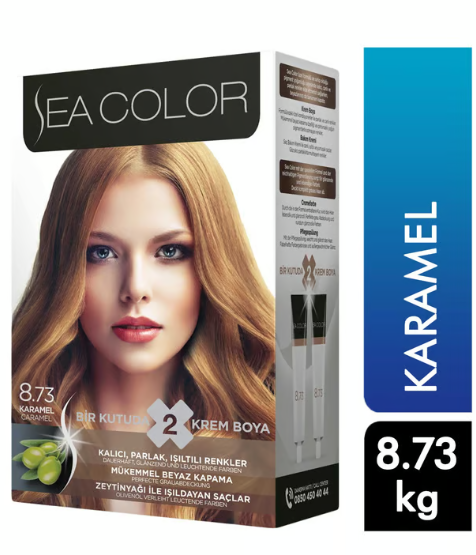 SEA COLORSEA COLOR SAÇ BOYASI 8.73 KARAMEL