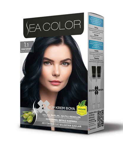 SEA COLORSEA COLOR SET BOYA 1.1 MAVİ SİYAH