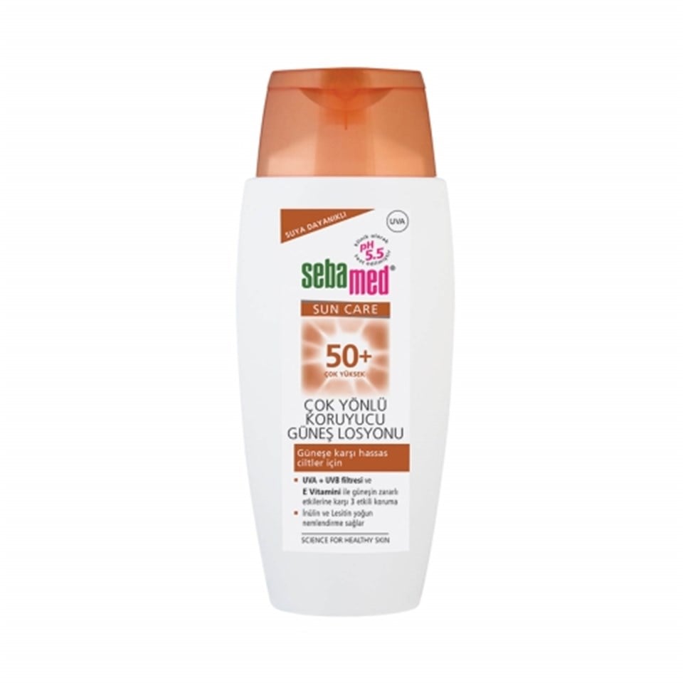 SEBAMED SUN CARE SUYA DAYANIKLI SPF 50+ ÇOK YÖNLÜ KORUYUCU GÜNEŞ LOSYONU 150 ML