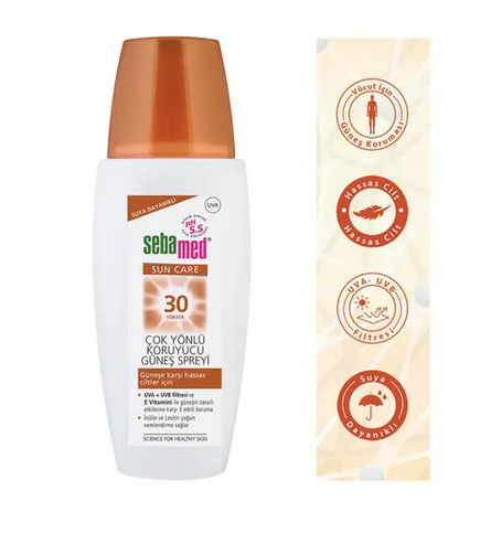 SEBAMEDSEBAMED SUN GÜNEŞ SPREYİ SPF 30 150 ML