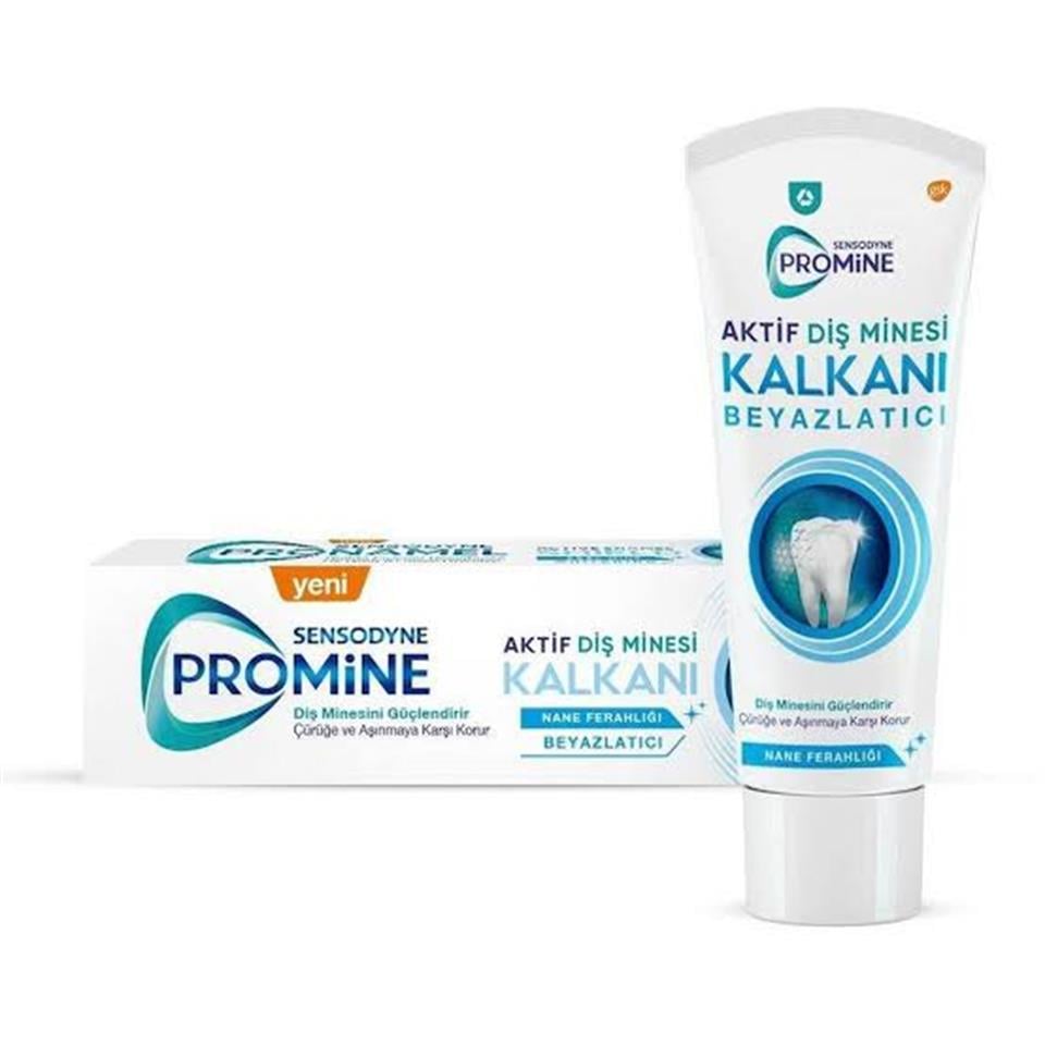 SENSODYNE PROMİNE AKTİF DİŞ MİNESİ KALKANI BEYAZLIK 75 ML