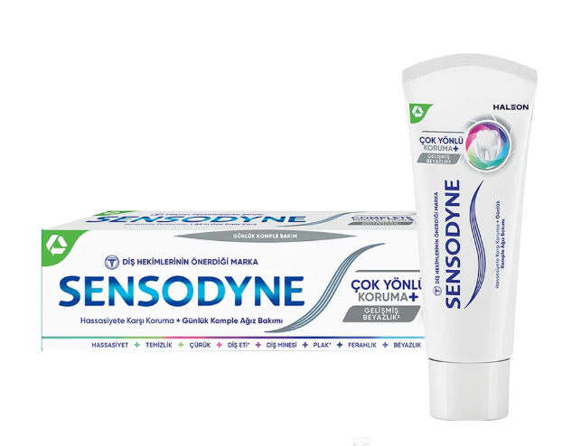 SENSODYNESENSODYNE DİŞ MACUNU ÇOK YÖNLÜ KORUMA GELİŞMİŞ BEYAZLIK 75 ML