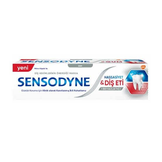 SENSODYNESENSODYNE HASSASİYET & DİŞ ETİ BEYAZLATICI 75 ML DİŞ MACUNU