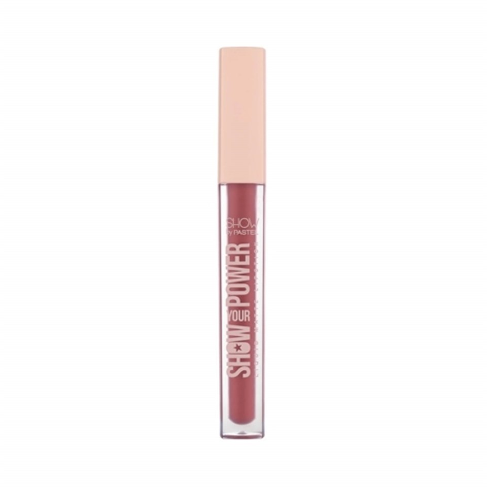 SHOW BY PASTEL SHOW YOUR POWER LİQUİD LİPSTİCK NO: 605