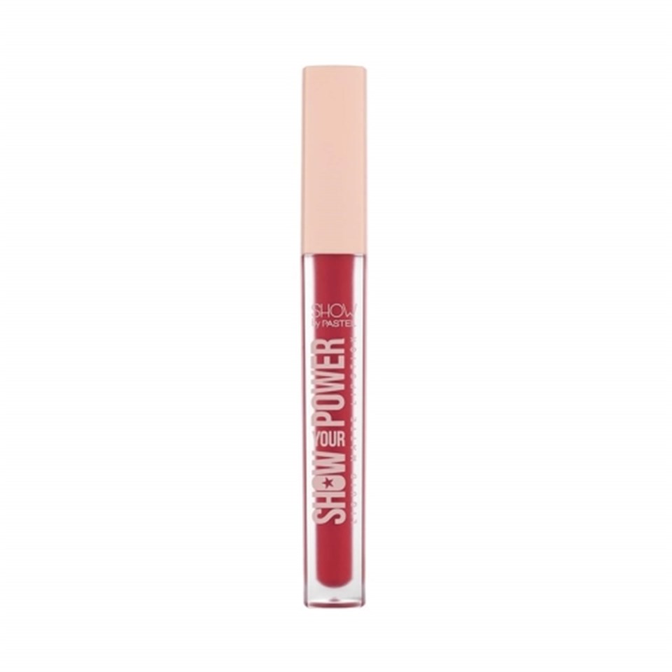 SHOW BY PASTEL SHOW YOUR POWER LİQUİD LİPSTİCK NO: 607