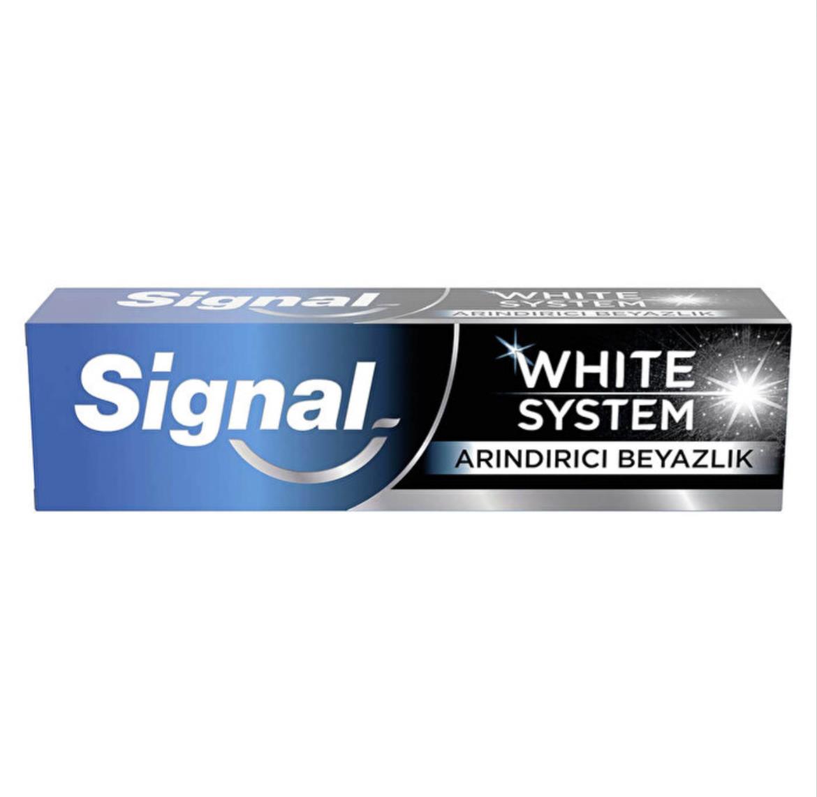 SİGNALSİGNAL WHİTE SYSTEM DİŞ MACUNU ARINDIRICI BEYAZLIK 75 ML