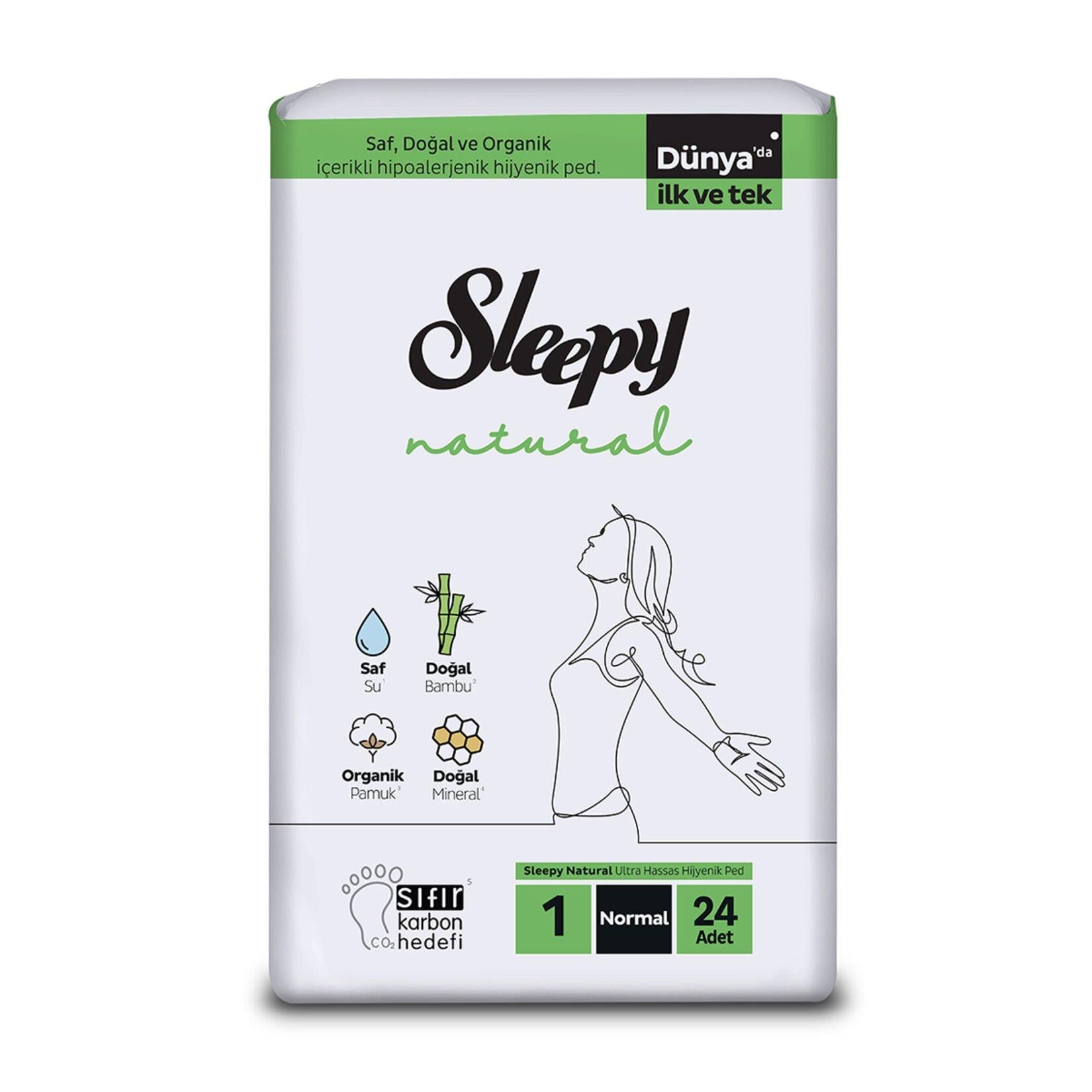 SLEEPYSLEEPY NATURAL SÜPER ECO NORMAL 24 ADET