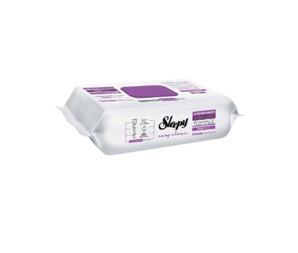 SLEEPYSLEEPY ORKİDE BAHÇESİ YÜZEY TEMİZLEME HAVLUSU 100'LÜ