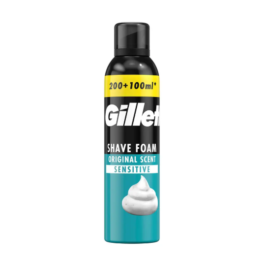Tıraş KöpüğüGİLLETTEGİLLETTE SENSİTİVE SENS TIRAŞ KÖPÜĞÜ 300 ML