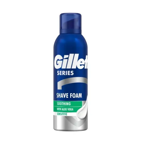 Tıraş KöpüğüGİLLETTEGİLLETTE SERİES SOOTHİNG TIRAŞ KÖPÜĞÜ 200 ML
