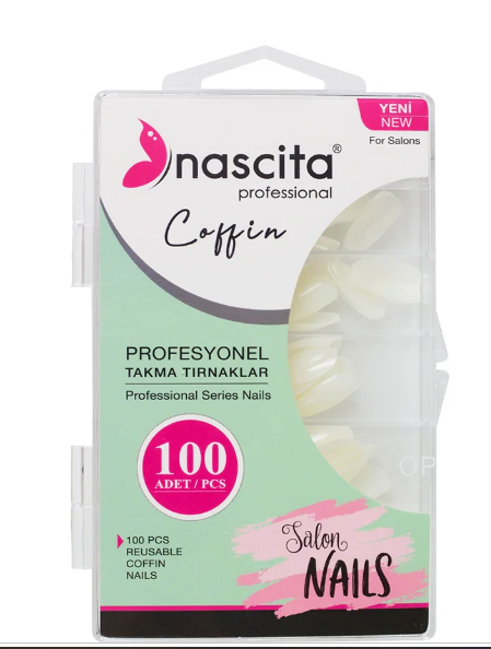 TırnakNASCİTANASCITA  100'LÜ TAKMA TIRNAK COFFİN