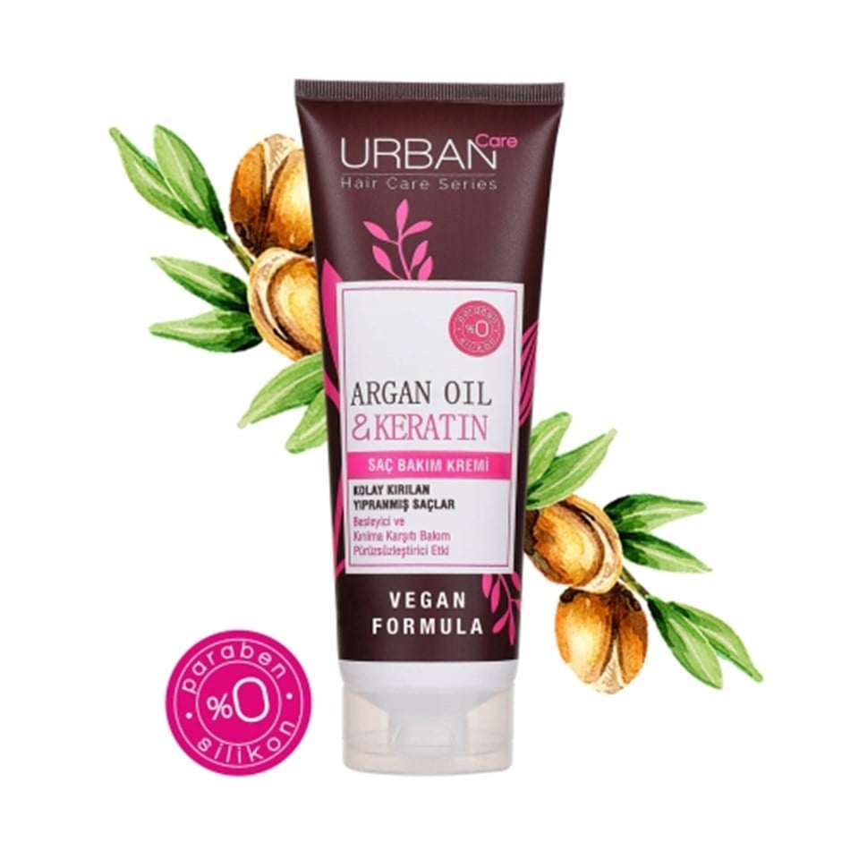 URBAN CARE ARGAN OİL&KERATİN SAÇ BAKIM KREMİ 250ML
