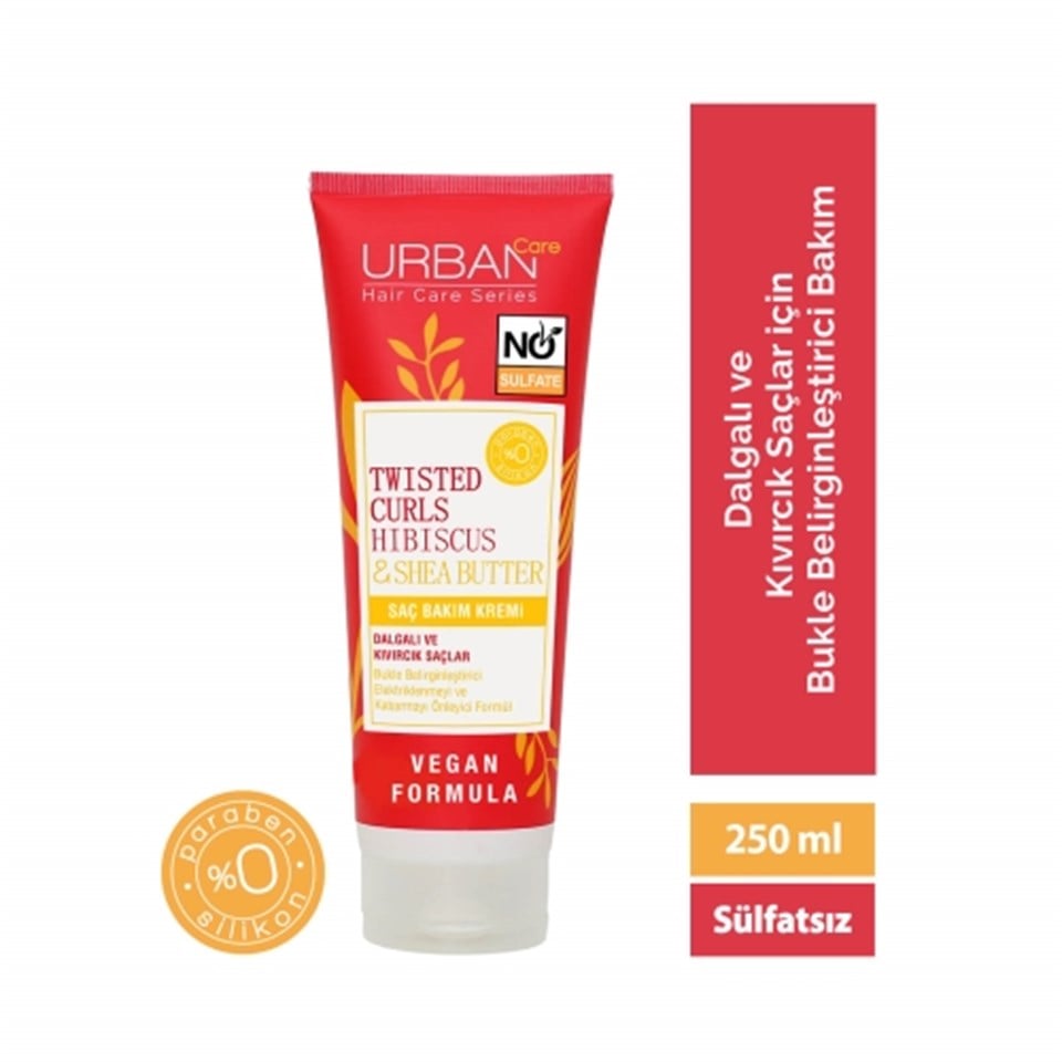 URBAN CARE CURL SHEA VE HİBİSCUS SAÇ KREMİ 250 ML