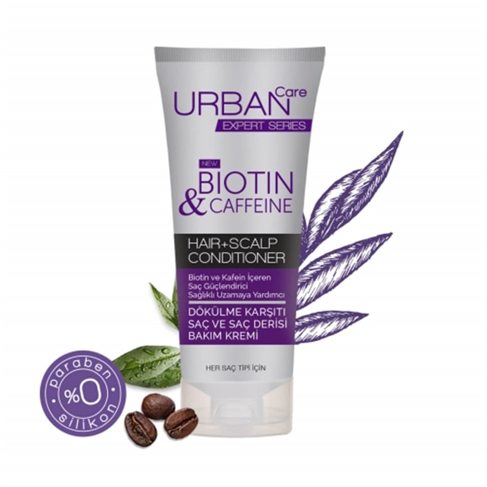 URBAN CARE EXPERT SERİES BİOTİN &CAFFEİNE SAÇ VE SAÇ DERİSİ BAKIM KREMİ 200ML