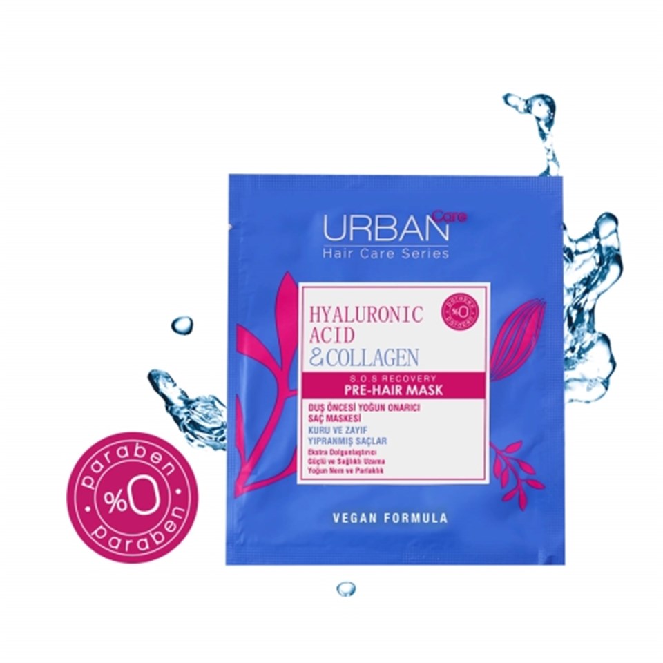 URBAN CARE HYALURONİC ACİD & COLLAGEN PRE HAİR MASK 50ML