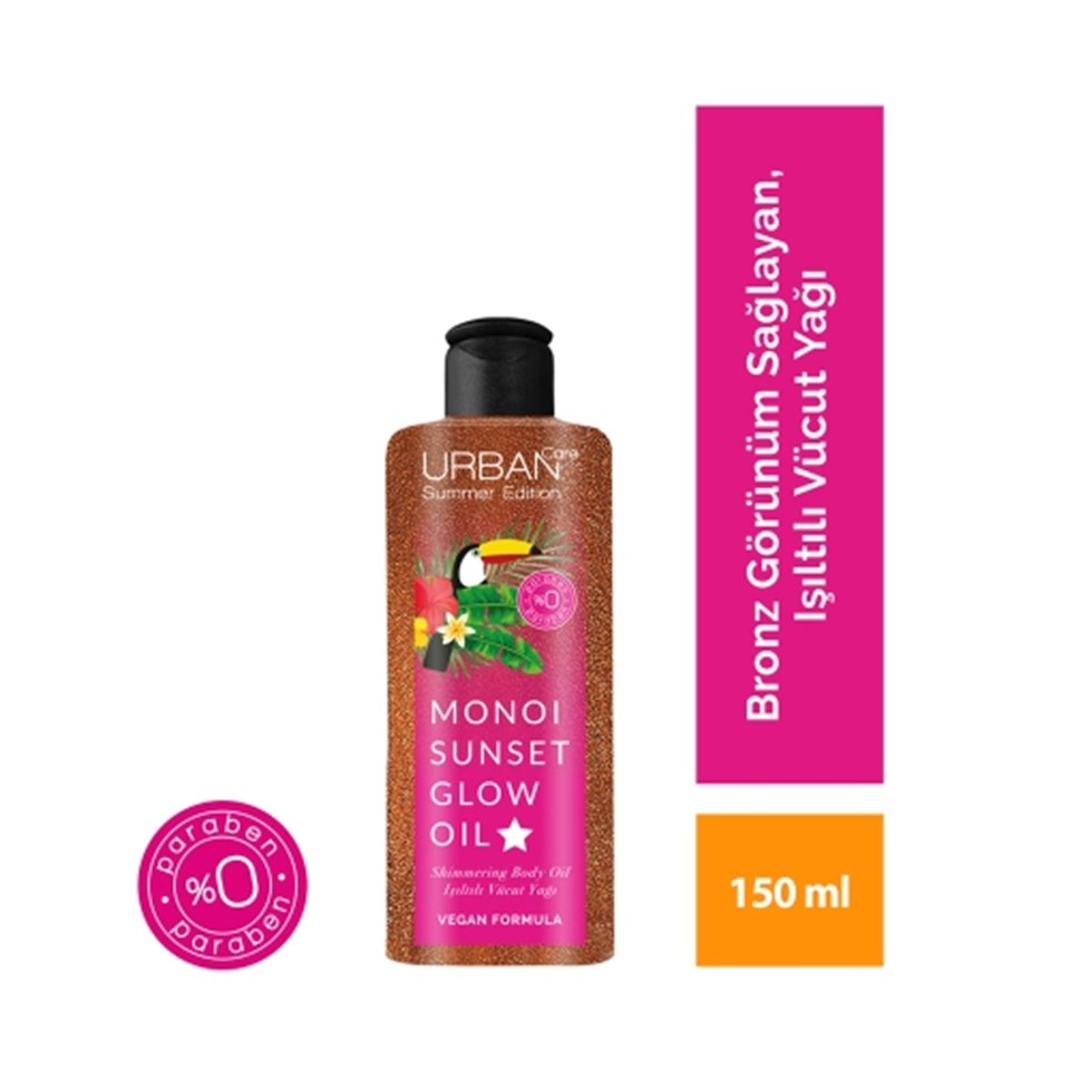 URBAN CARE MONOIİ SUNSET GLOW IŞILTILI VÜCUT YAĞI 150ML