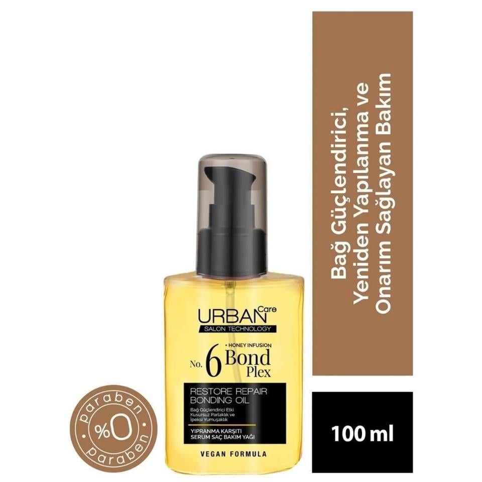 URBAN CARE NO 6 BOND PLEX SAÇ BAKIM YAĞI 100 ML