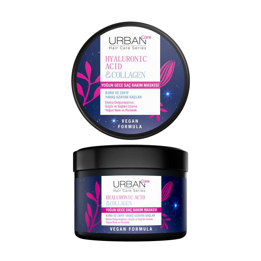 URBAN CAREURBAN CARE HYALURONİK ASİT & KOLAJEN YOĞUN GECE SAÇ BAKIM MASKESİ 230 ML