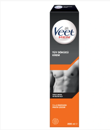 VEETVEET MEN TÜY DÖKÜCÜ KREM NORMAL CİLTLER 200 ML