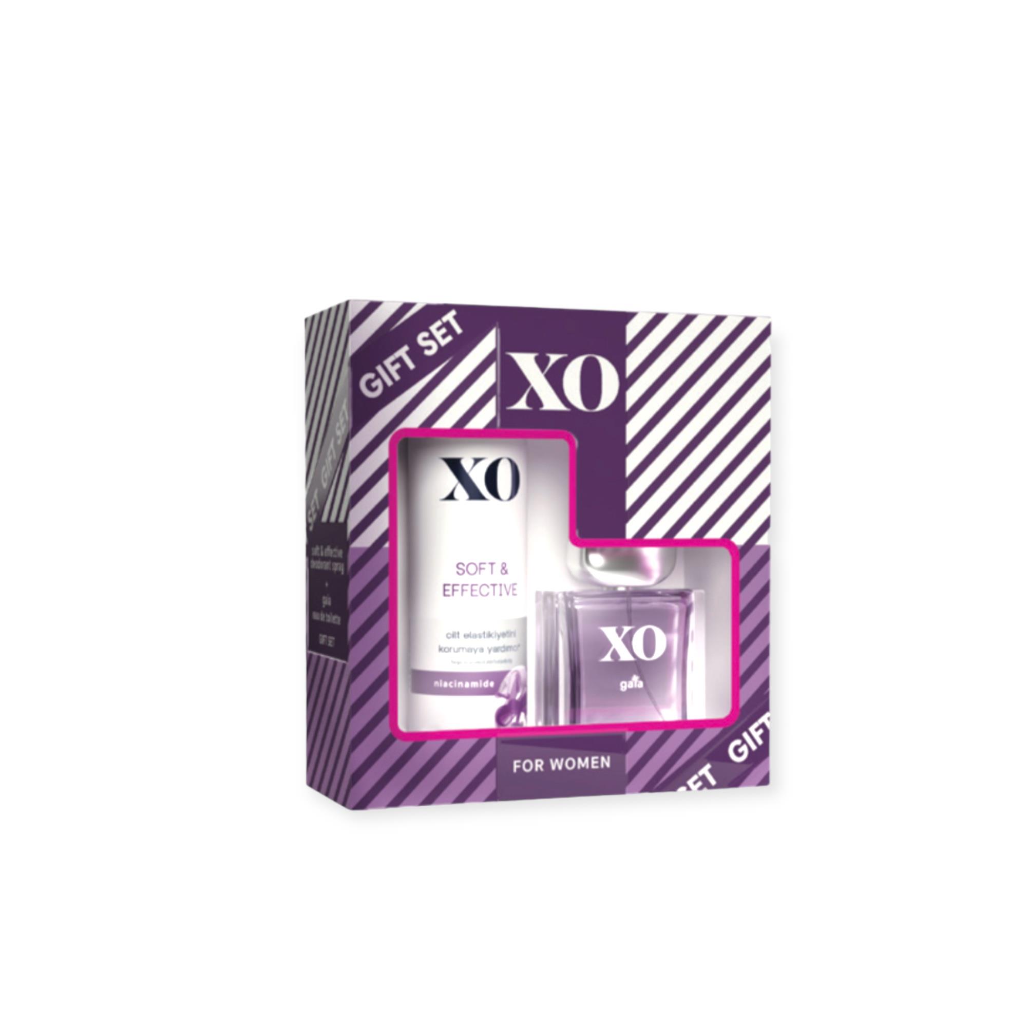XOXO GAIA 50 ML PARFÜM EDT & SOFT 150 ML DEODORANT PARFÜM SETİ