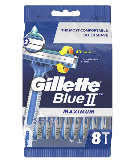 Yedek Tıraş BıçaklarıGİLLETTEGİLLETTE TIRAŞ BIÇAĞI BLUE 2 MAXİMUM HASSAS