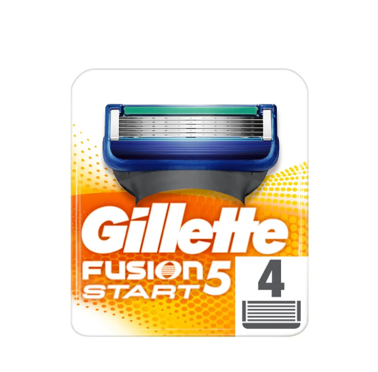 Yedek Tıraş BıçaklarıGİLLETTEGİLLETTE FUSİON START 4'LÜ YEDEK BIÇAK