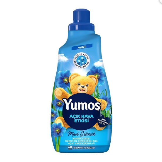 YUMOŞYUMOŞ AÇIK HAVA ETKİSİ YUMUŞATICI MAVİ GELİNCİK 1440 ML