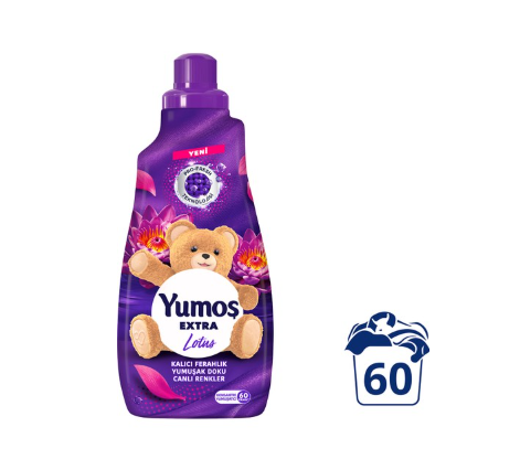 YUMOŞYUMOŞ EXTRA ÇAMAŞIR YUMUŞATICI LOTUS ML 1440 ML 60 YIKAMA