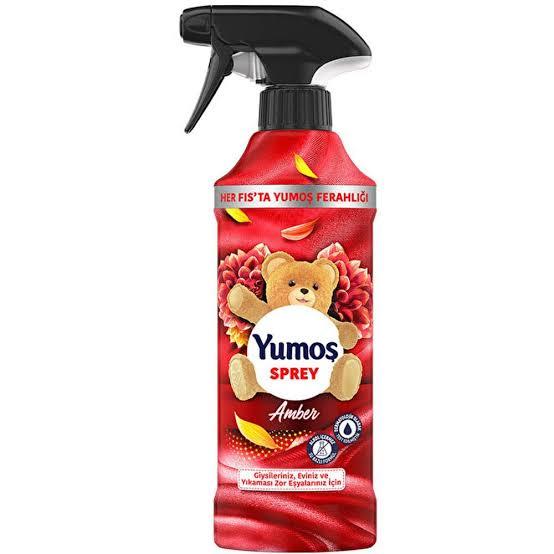 YUMOŞYUMOŞ SPREY YIKANMASI ZOR EŞYALAR İÇİN GİYSİ SPREYİ AMBER 450 ML