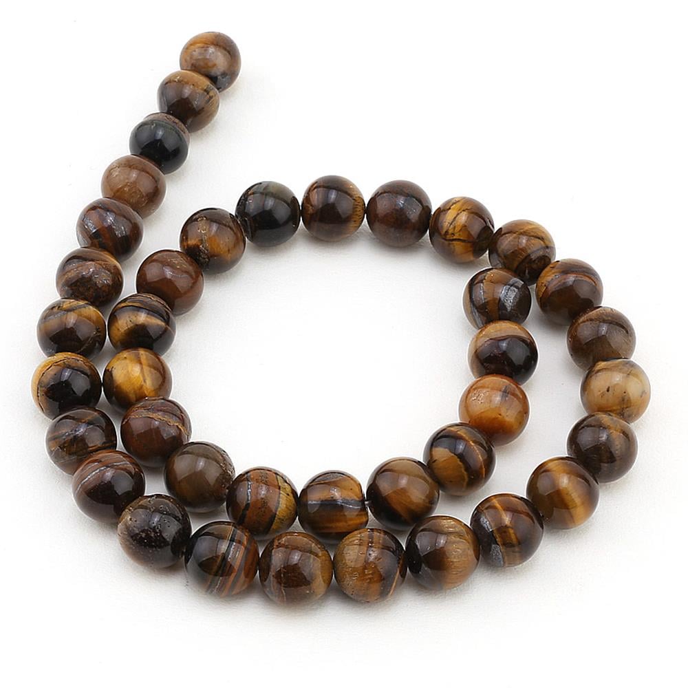 10 mm Doğal Kaplangözü Dizi Boncuk