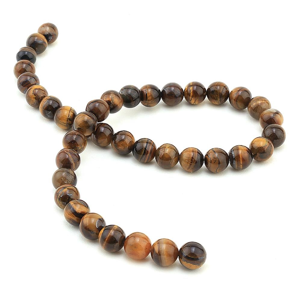 10 mm Doğal Kaplangözü Dizi Boncuk