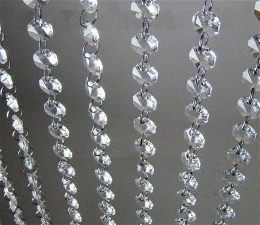 14 mm Octagon Delikli Avize Taşı